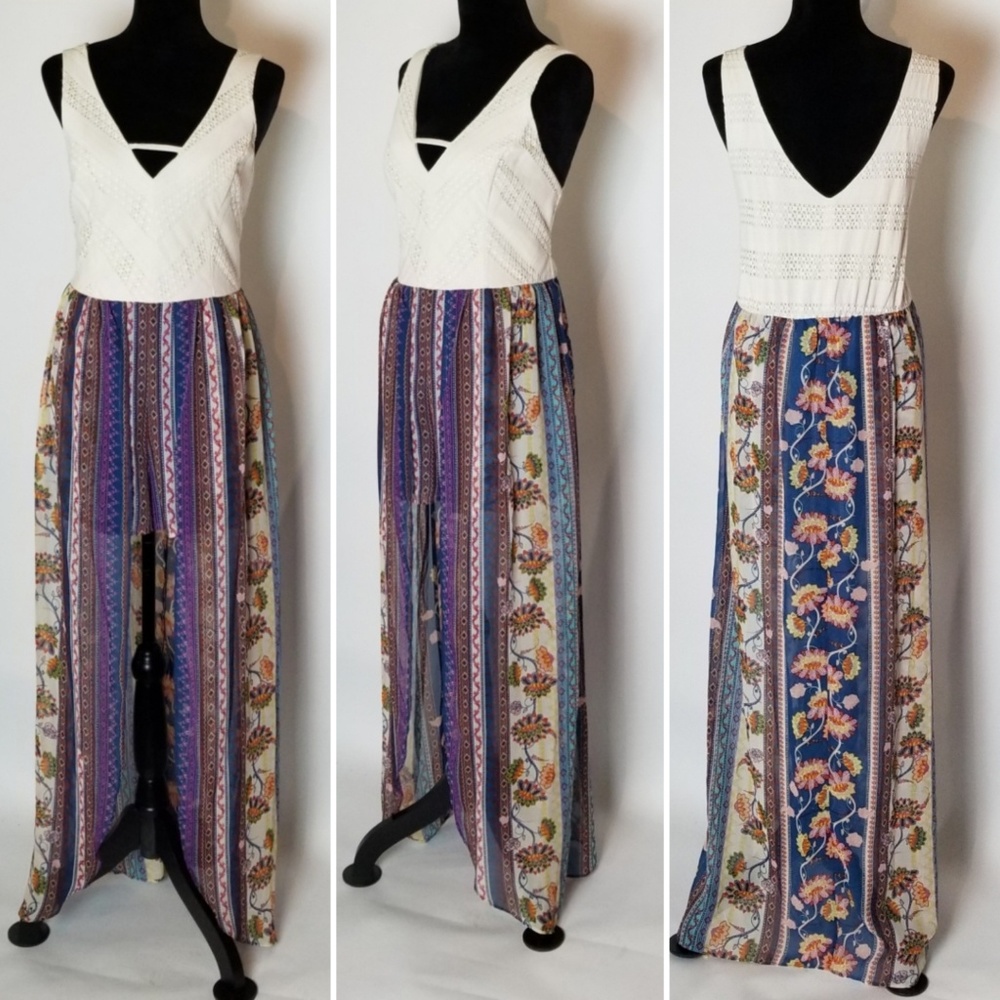 Maxi Overlay Romper - Picture 2 of 6